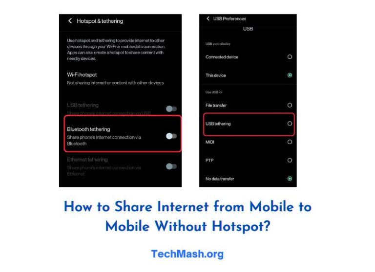 How to Share Internet from Mobile to Mobile Without Hotspot?